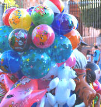 San Miguel Balloon Seller in the Jardín